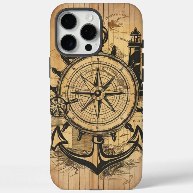 Coques Case-Mate iPhone Explorateur Nautique Rustique cool (Verso)