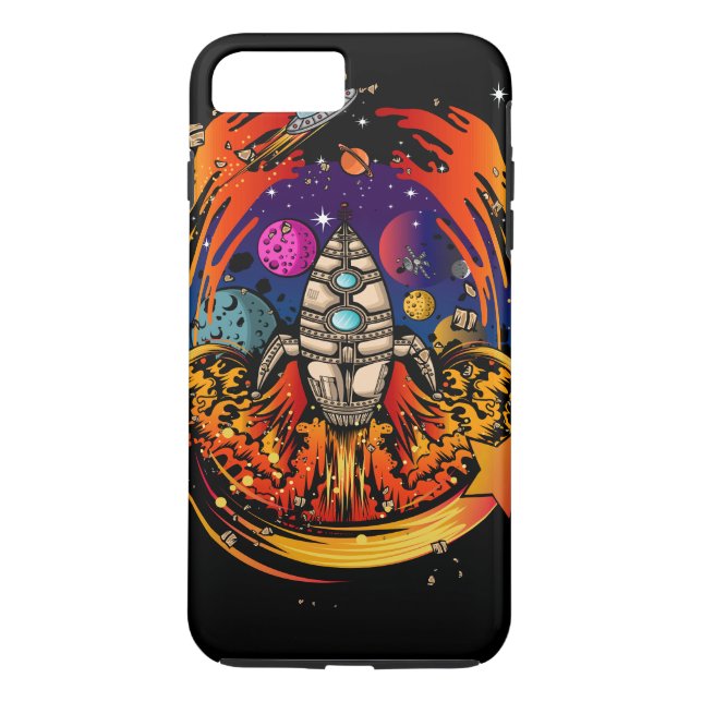 Coques Case-Mate iPhone Exploser le vaisseau spatial (Dos)