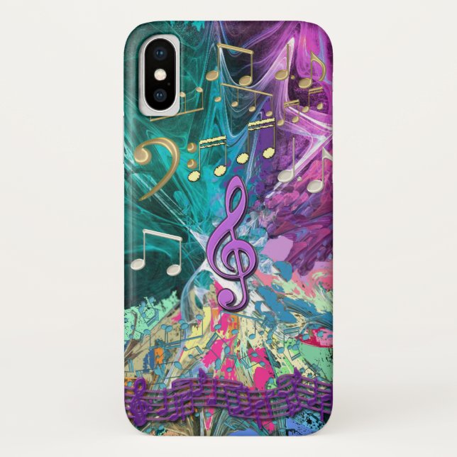 Coques Case-Mate iPhone Explosion de musique (Dos)