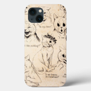 Case-Mate iPhone Case Expressions faciales de divers chats, Louis Wain