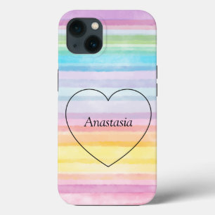 Case-Mate iPhone Case Extraordinaire, Cool, Coeur arc-en-ciel