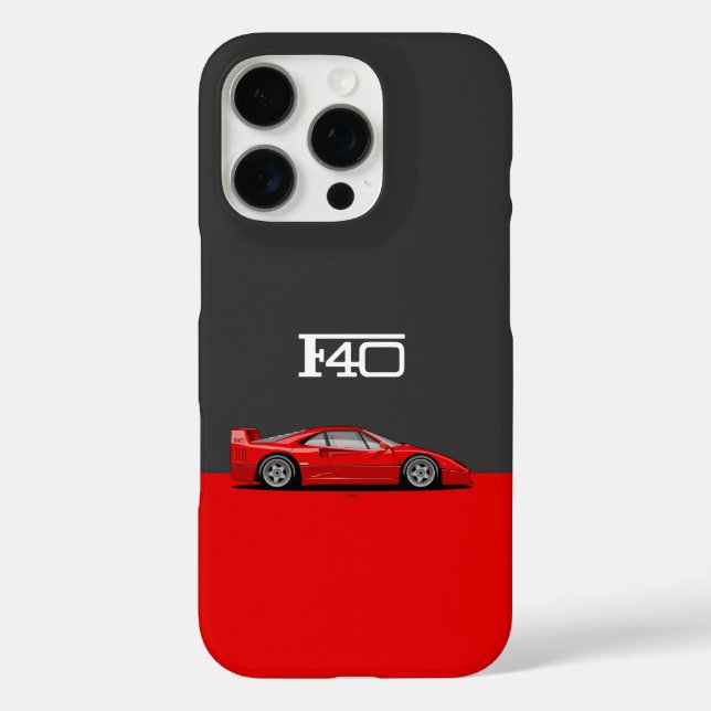 Coques Case-Mate iPhone F40 Classic holy trinity car (Verso)