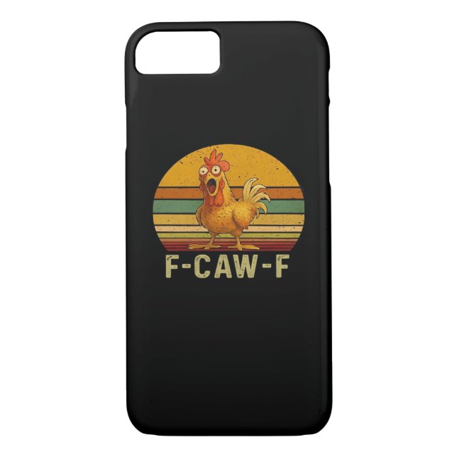 Coques Case-Mate iPhone F-Caw-F Chicken Essential Retro Classic (Dos)