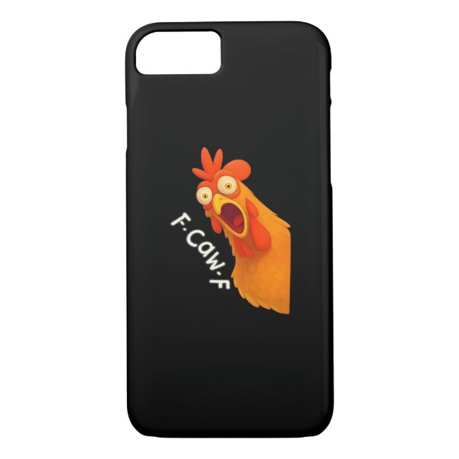 Coques Case-Mate iPhone F-Caw-F Chicken Retro Classic (Dos)