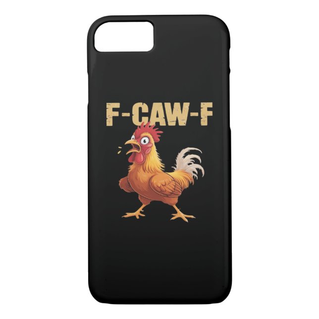 Coques Case-Mate iPhone F-Caw-F Crow Gothic Funny Humor (Dos)