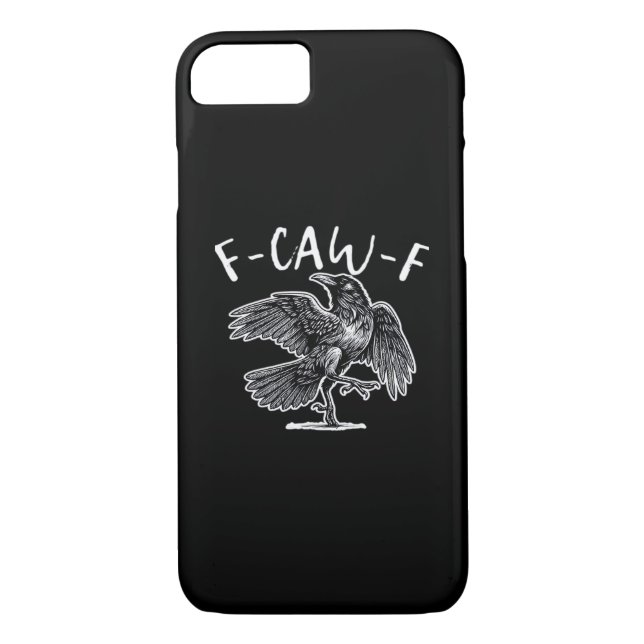 Coques Case-Mate iPhone F-Caw-F Crow Gothic Humor Funny (Dos)