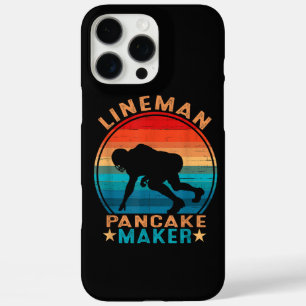 Coques iPhone 16 Pro Max Fabricant de crêpes Lineman - Football américain