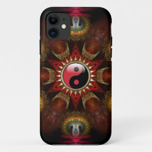 Etui iPhone Case-Mate Fabriqué avec amour : New Age Red YinYang Fractal 
