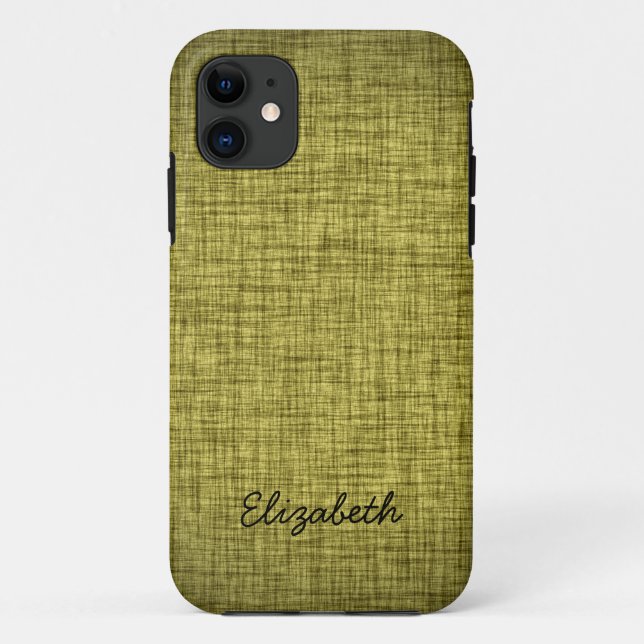 Coques Case-Mate iPhone Fabuleux bois vert jaune (Dos)