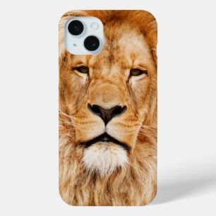 Coque iPhone 15 Mini Face du lion