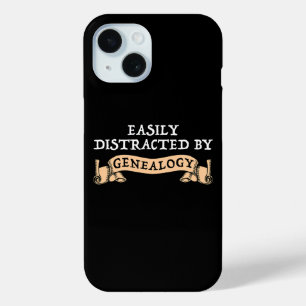 Coque Pour iPhone 15 Facilement Distrait Par La Généalogie