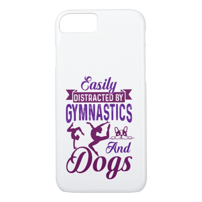Coques Case-Mate iPhone Facilement distrait par la gymnastique et les chie (Dos)