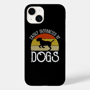 Coque Pour iPhone 14 Facilement Distrait Par Les Chiens
