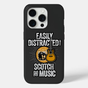 Coque iPhone 15 Pro Facilement distrait par Scotch and Music Coque-Mat