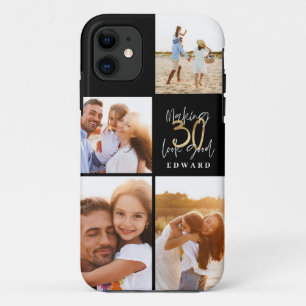 Case-Mate iPhone Case Faire 30 look bon or noir photo anniversaire