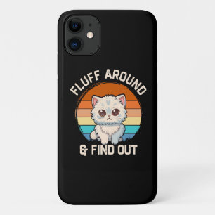 Case-Mate iPhone Case Faire du Fluff et Découvrir Drôle Chat Rétro