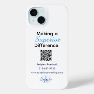 Coque Pour iPhone 15 Faire une différence supérieure - Rétroaction des 