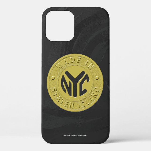 Coques Case-Mate iPhone Fait À New York Staten Island (Verso)