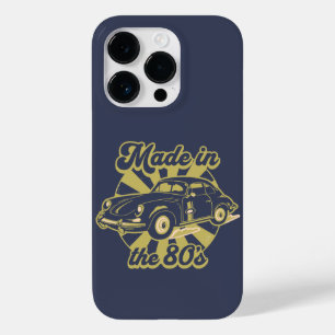 Coque Pour iPhone 14 Pro fait dans les années 80 vintages golden classic ca