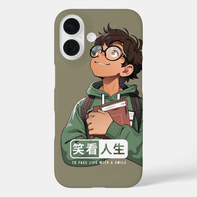 Coques Case-Mate iPhone Faites face à la vie avec le sourire (Verso)