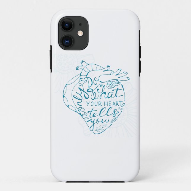 Coques Case-Mate iPhone Faites seulement ce que votre coeur indique vous à (Dos)