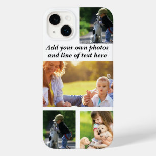 Coque Pour iPhone 14 Plus Faites votre propre collage photo et texte