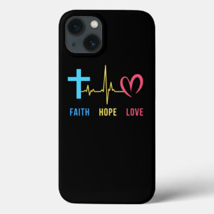 Case-Mate iPhone Case Faith Hope Love Christian Heartbeat