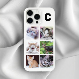 Coques iPhone 16 Pro Max Famille Monogrammée Animaux de compagnie 6 Carré P