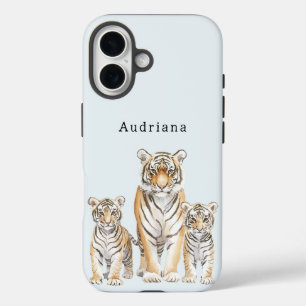 Coque Pour iPhone 16 Famille Tiger