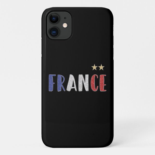 Coques Case-Mate iPhone Fan de football France Chemise Française (Dos)