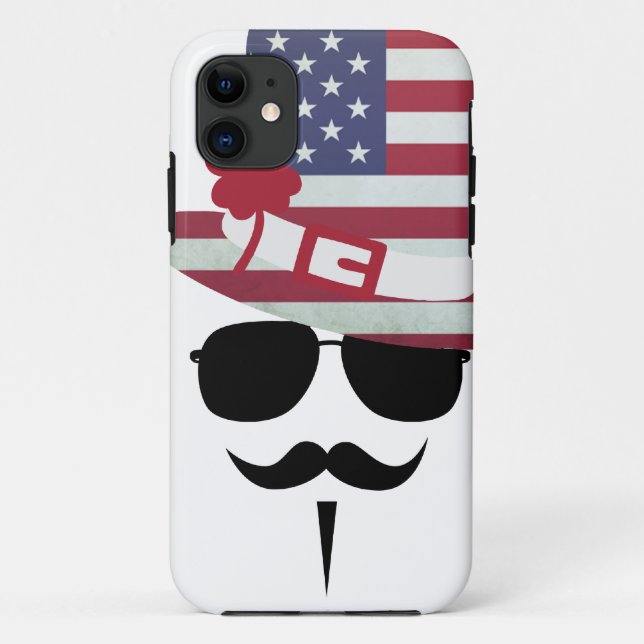 Coques Case-Mate iPhone Fan with Mustache (Dos)