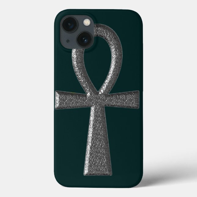 Coques Case-Mate iPhone Fancy Sliver Ankh (Verso)
