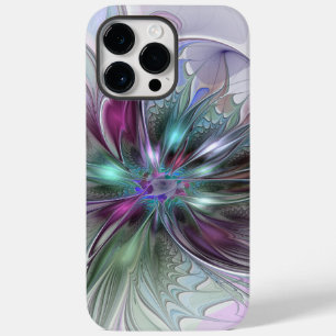 Coque Pour Pour iPhone 14 Pro Max Fantaisie Abstraite Moderne Fractale Fleur Colorée