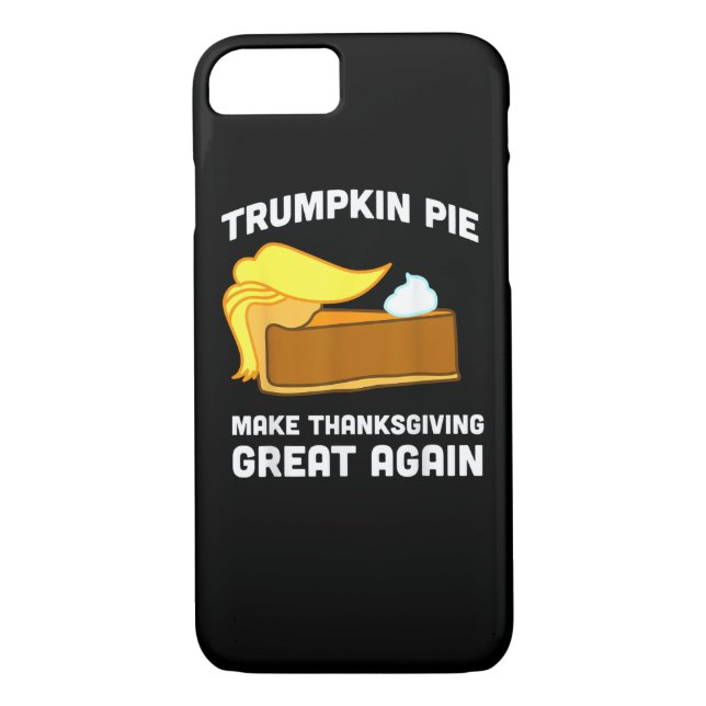 Coques Case-Mate iPhone Fantaisie Chemise Trumpkin Pie Faire Thanksgiving  (Dos)