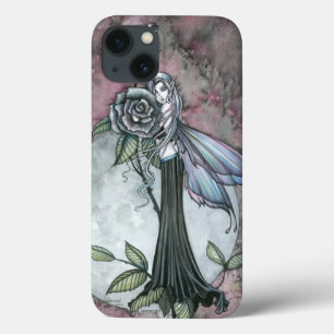 iPhone 13 Case Fantaisie d'art de fée de rose Artworks Fées
