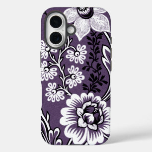 Coque Pour iPhone 16 Fantastiques Fleurs (Plum) Art