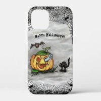 Fantôme, Chat, Chat et Citrouille, Bonne Halloween
