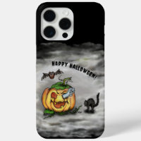 Fantôme, Chat, Chat et Citrouille, Bonne Halloween
