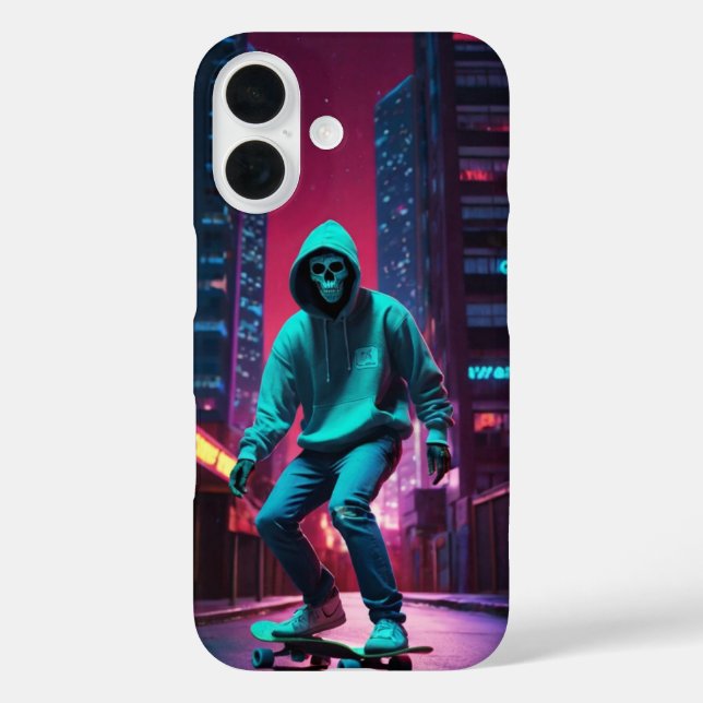 Coques Case-Mate iPhone Fantôme de patineur (Verso)