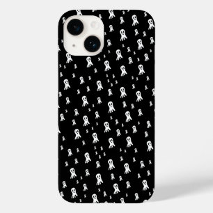 Coque Pour iPhone 14 Fantômes d'Halloween foncé