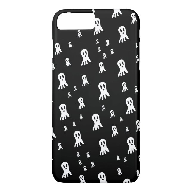 Coques Case-Mate iPhone Fantômes d'Halloween foncé (Dos)