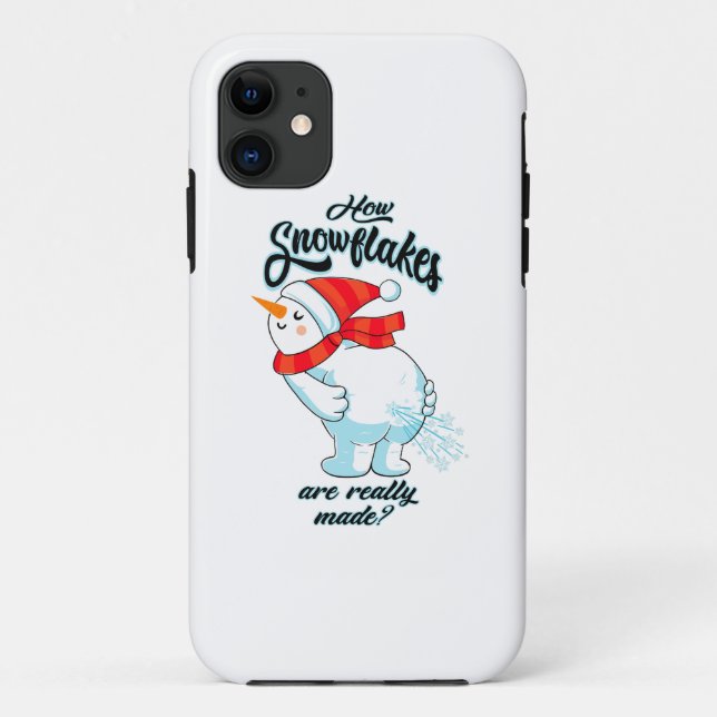 Coques Case-Mate iPhone Farer Snowman Comment Les Snowflakes Sont Vraiment (Dos)