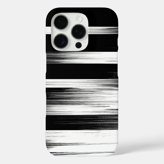 Coques Case-Mate iPhone Fashionable Pattern Design in Black and White (Verso)