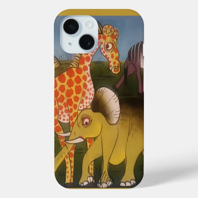 Coques Case-Mate iPhone Faune Africaine Majestueuse : Une Belle Peinture. (Verso)