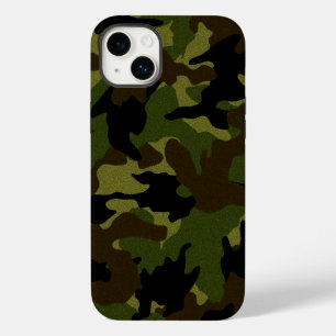 Coques Pour iPhone Faux Cloth Green Camo Motif Arrière - plan milita