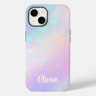 Coque Pour iPhone 14 Faux élégants et personnalisables Opalescent