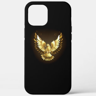 Case-Mate iPhone Case Faux Gold Foil Peace Dove en noir