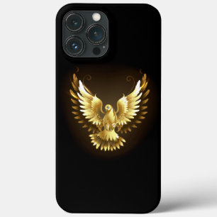Case-Mate iPhone Case Faux Gold Foil Peace Dove en noir