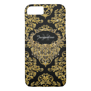 Etui iPhone Case-Mate Faux Gold Parties scintillant élégant Vintage élég