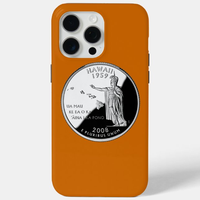 Coques Case-Mate iPhone Faux Hawaii State Quarter (Verso)